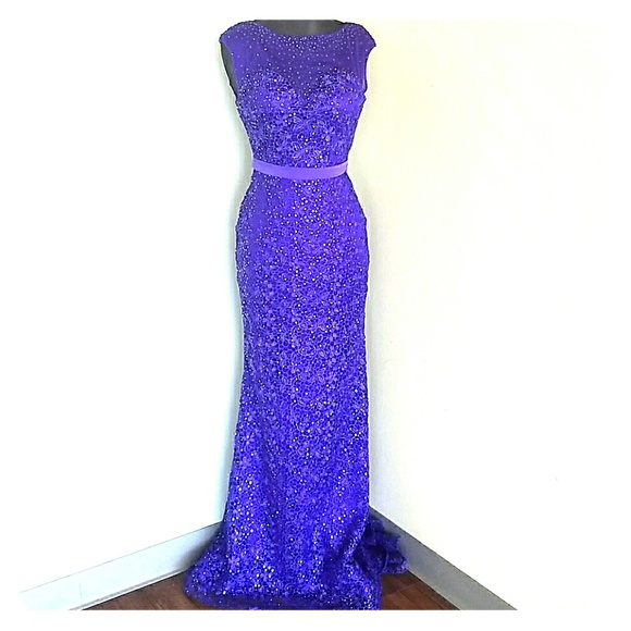 madison james Dresses & Skirts - Purple prom dress